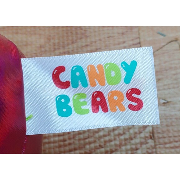 Candy Bears Pink Magenta 8" Plush Stuffed Animal Yoonique - Picture 5 of 7